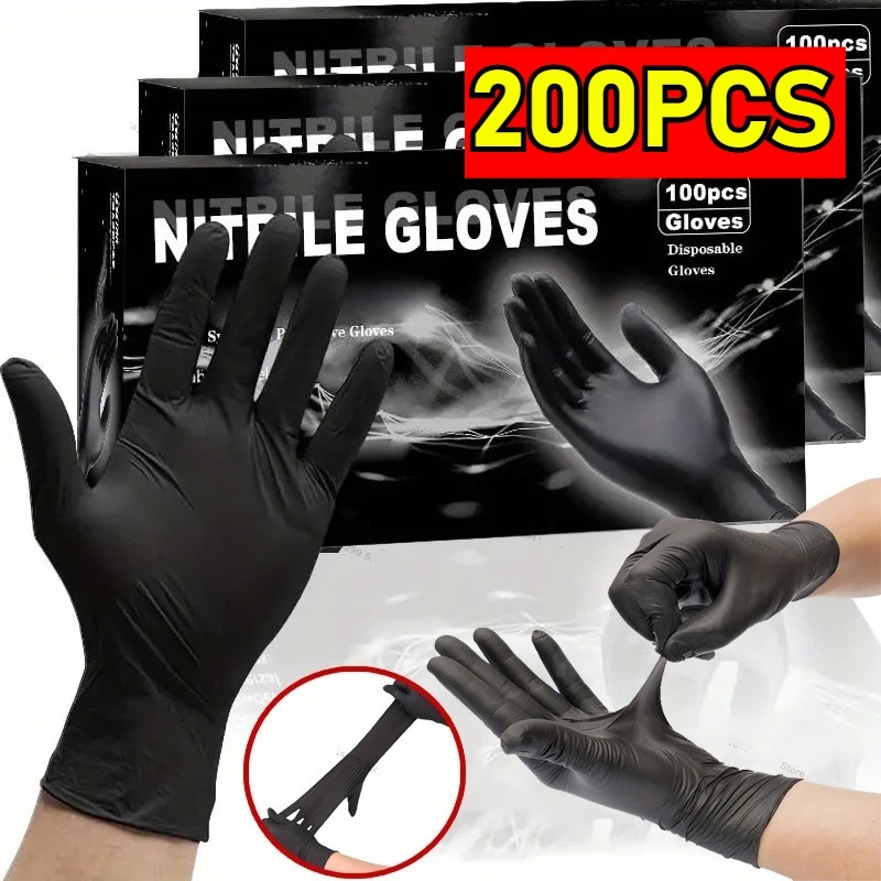 Latex Disposable Glove - Disposable Nitrile Waterproof Gloves Dish Washing