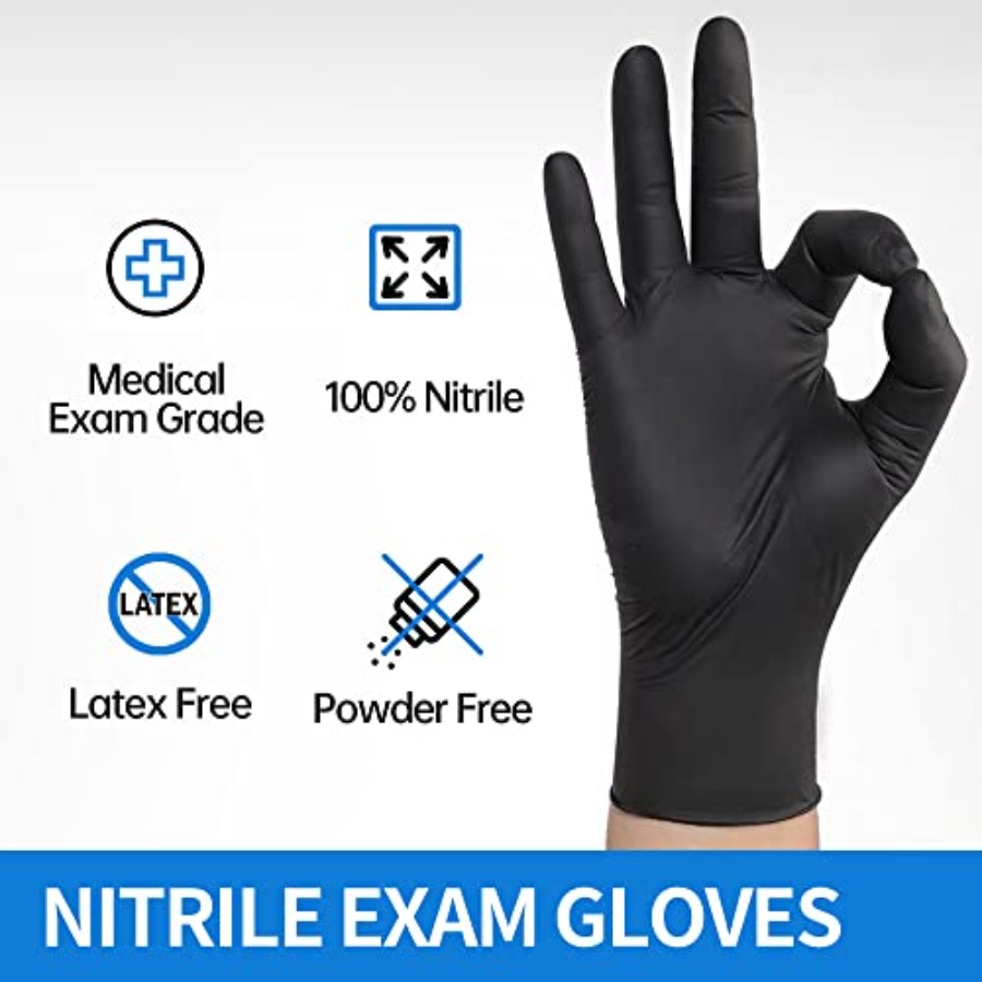 Medical Black Nitrile Exam Glo - Exam Glove Nitrile review and price