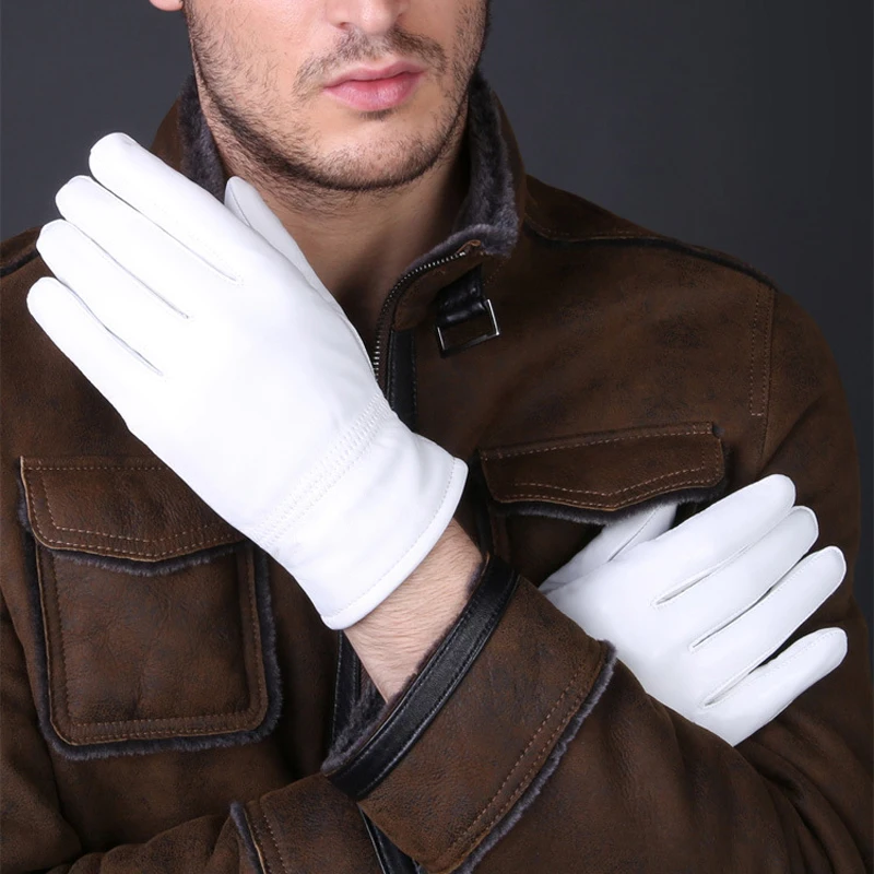 2025 Winter Genuine Leather Wh - Leather Driving Glove review and price