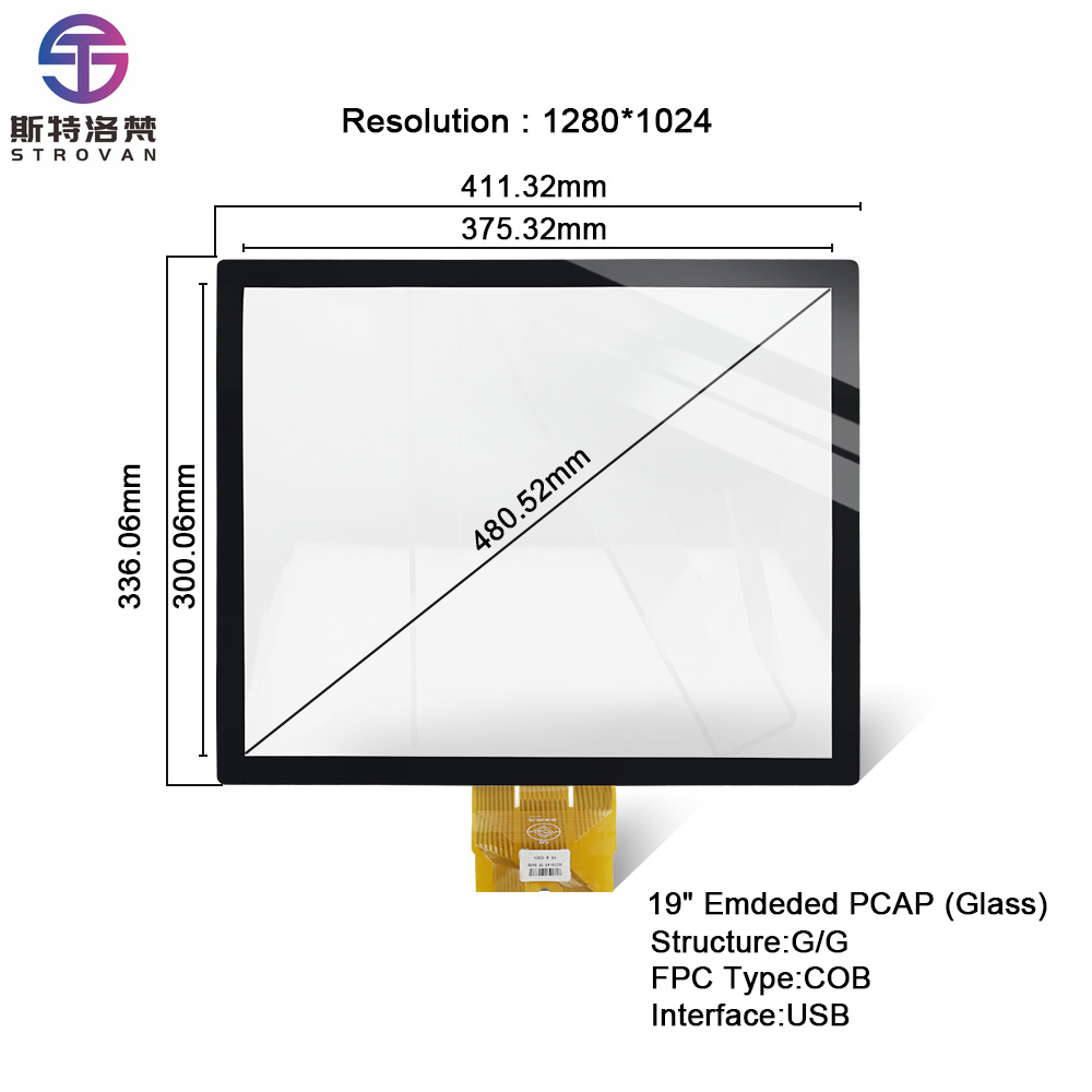 19 Inch PCAP  Screen Industria - Touchscreen Glove Capacitive review and price