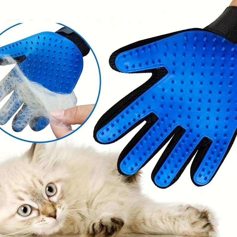 Pet Gloves Cat Grooming Gloves - Rubber Glove Cleaning review and price