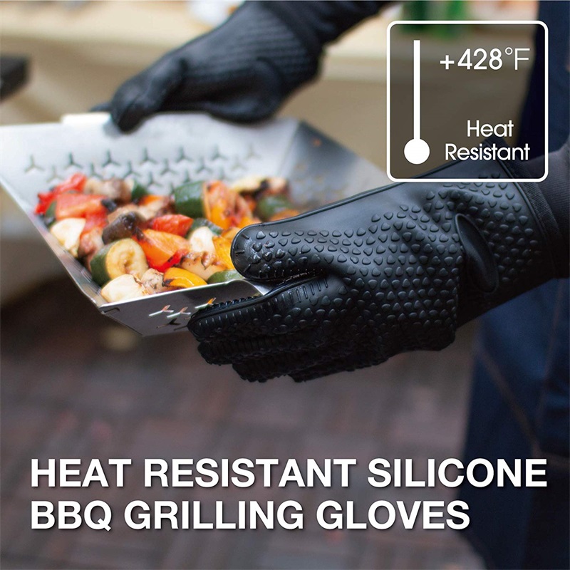 1/2Pcs Oven Mitts Baking Glove - Rubber Glove Cleaning review and price