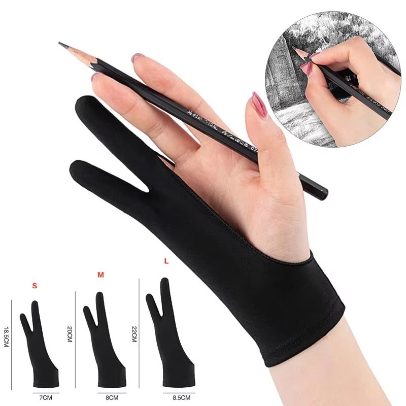 S/M/L Two-Finger Drawing Glove - Touchscreen Glove Capacitive review and price