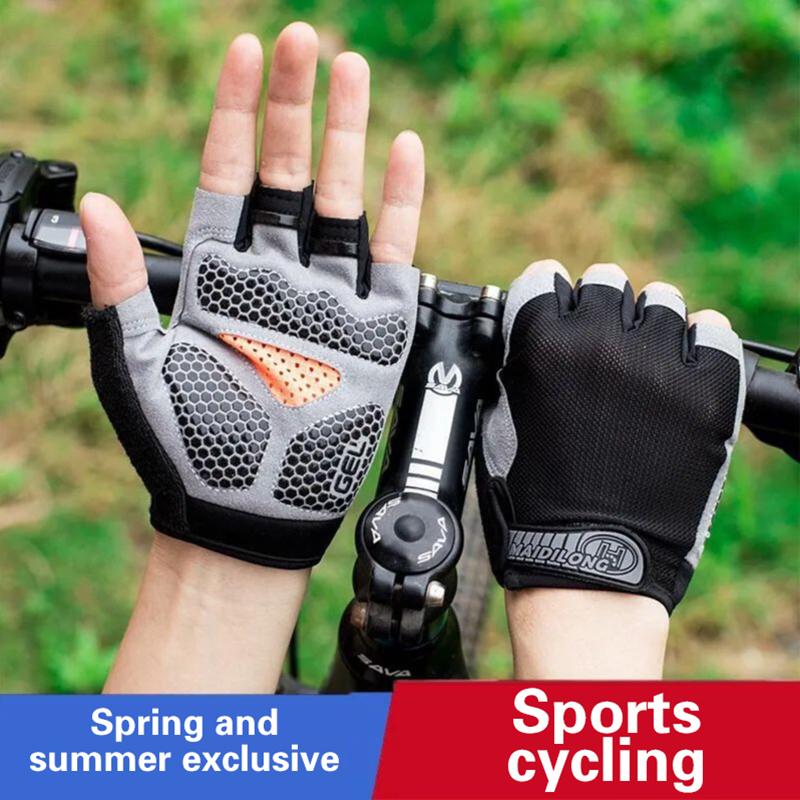 Half Finger Cycling Gloves Men - Fingerless Glove Knit review and price
