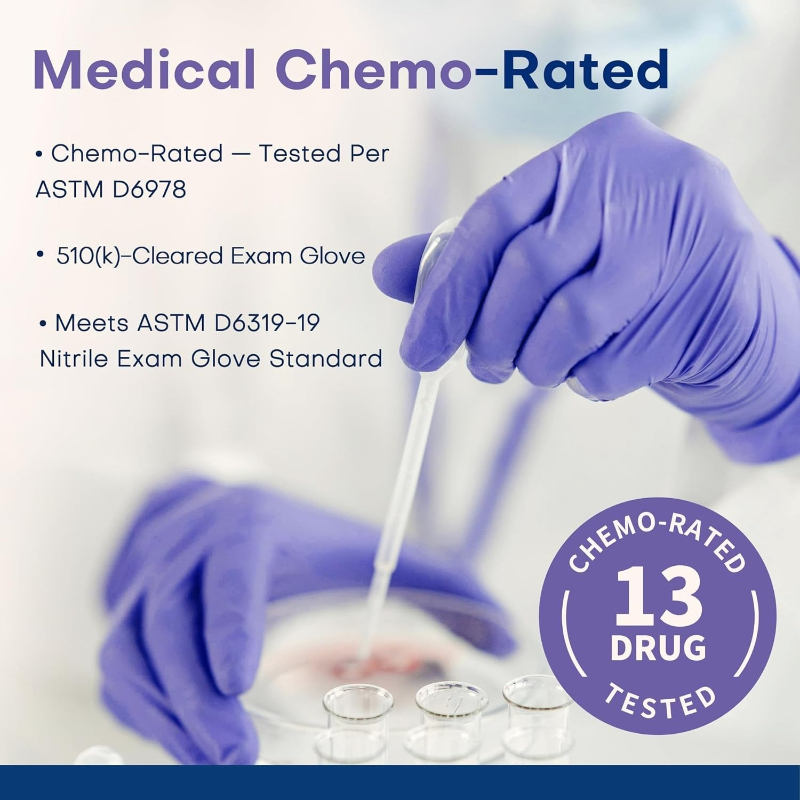 Disposable Gloves Purple Nitri - Exam Glove Nitrile review and price
