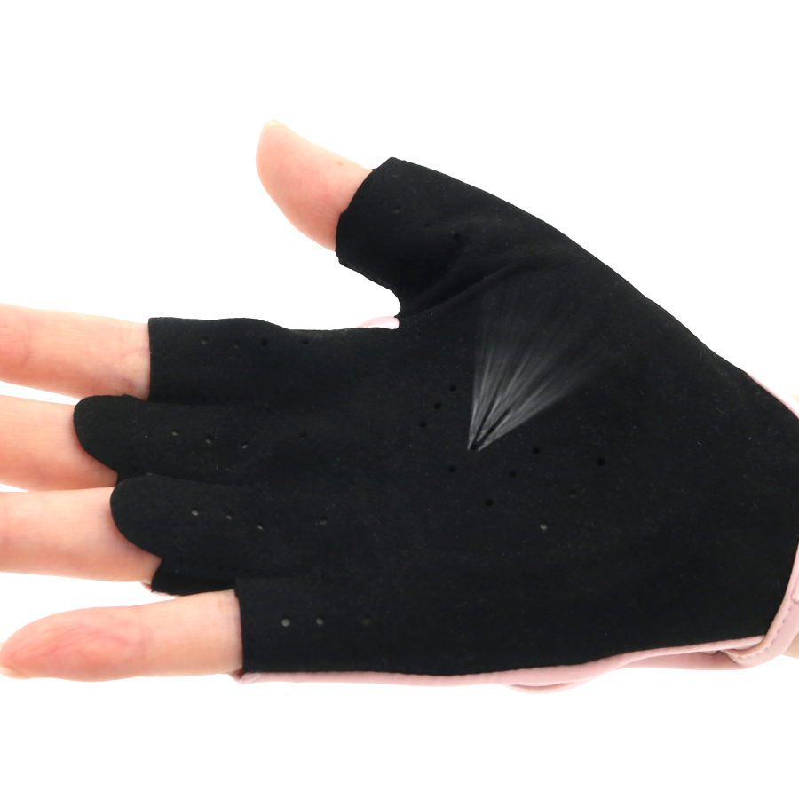 Women Pink Half Finger Fitness - Workout Glove Gym review and price