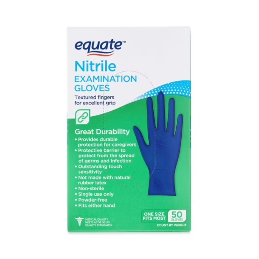 Equate Nitrile Exam Gloves, On - Exam Glove Nitrile review and price