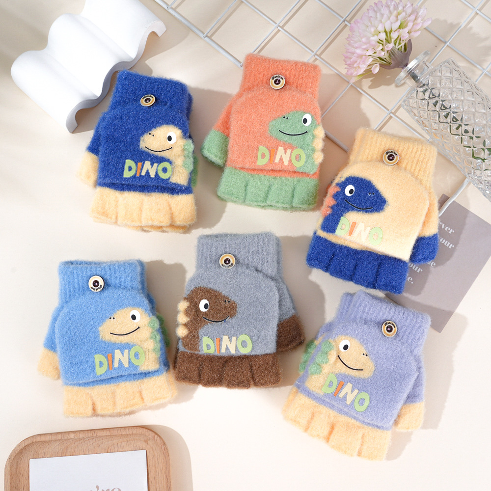 Winter Knitting Cute Dinosaur  - Winter Glove Insulated review and price