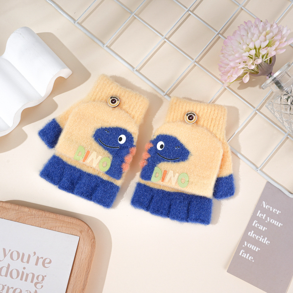 Winter Knitting Cute Dinosaur  - Winter Glove Insulated review and price