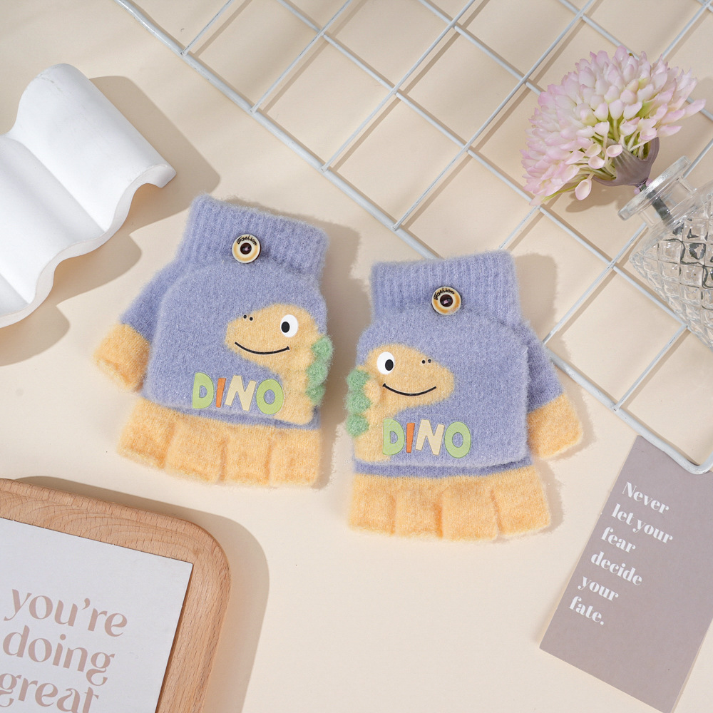 Winter Knitting Cute Dinosaur  - Winter Glove Insulated review and price