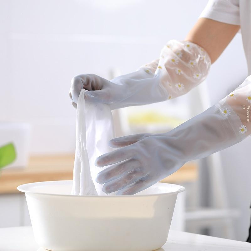 Floral Pattern Household Latex - Rubber Glove Cleaning review and price