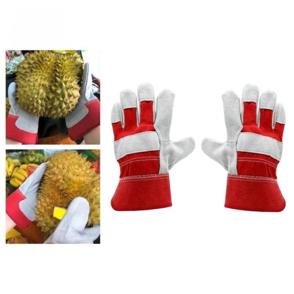 Cowhide Leather Gardening Glov - Cut Resistant Glove review and price