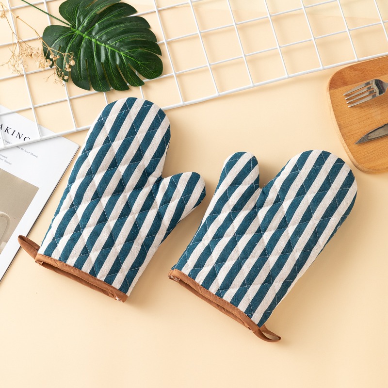2pcs Thickened Oven Mitts Home - Oven Mitt Silicone review and price