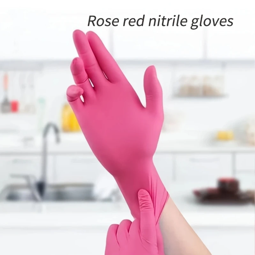 Fuchsia Nitrile Disposable Glo - Latex Disposable Glove review and price