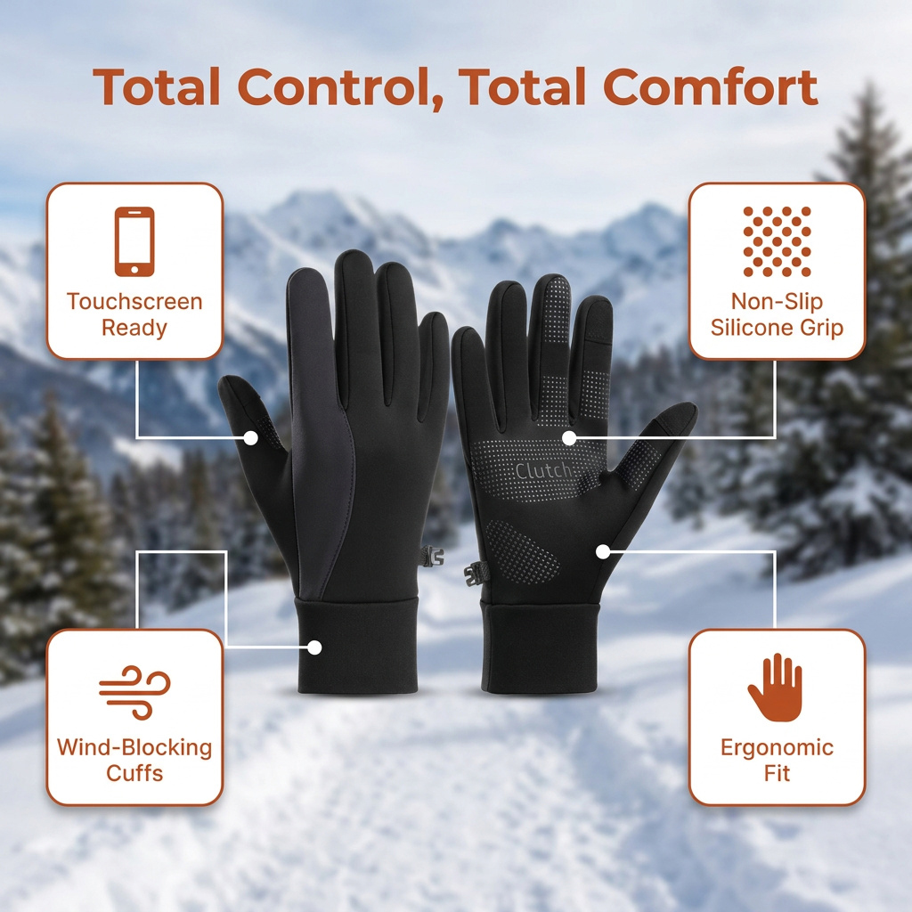 MuqiNush Winter Ski Gloves for - Ski Glove Waterproof review and price