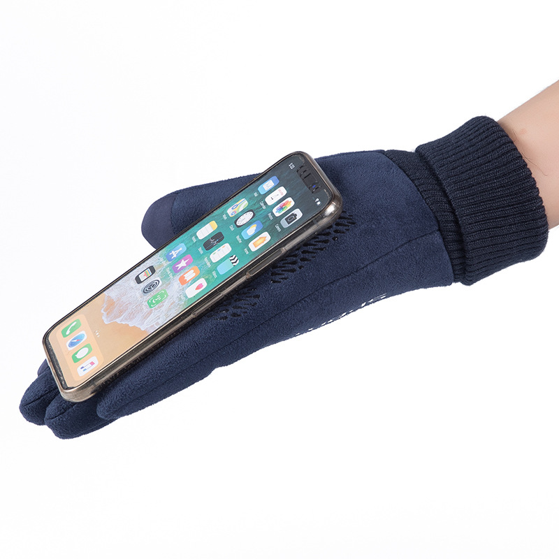 Men Winter Suede Leather Plush - Leather Driving Glove review and price