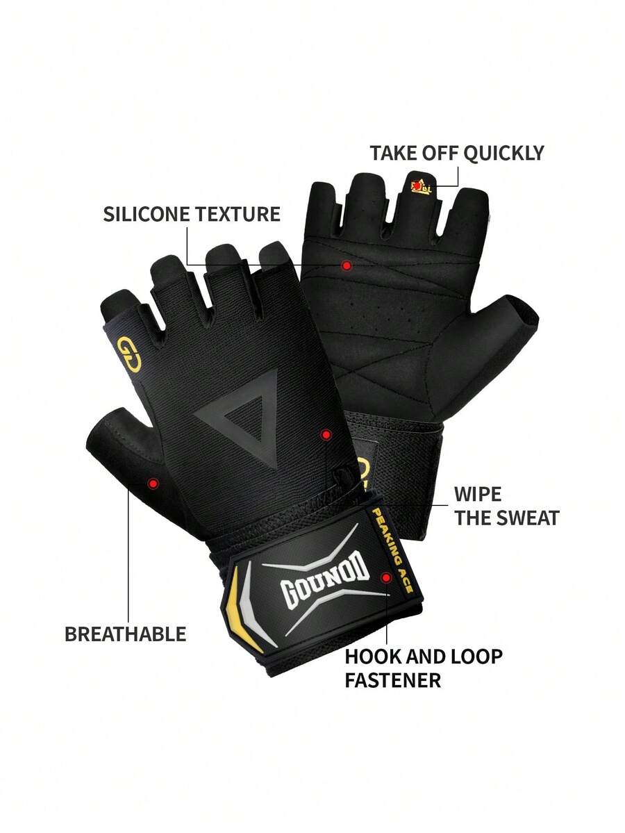 1 Pair GOUNOD Heavyweight Gym  - Workout Glove Gym review and price