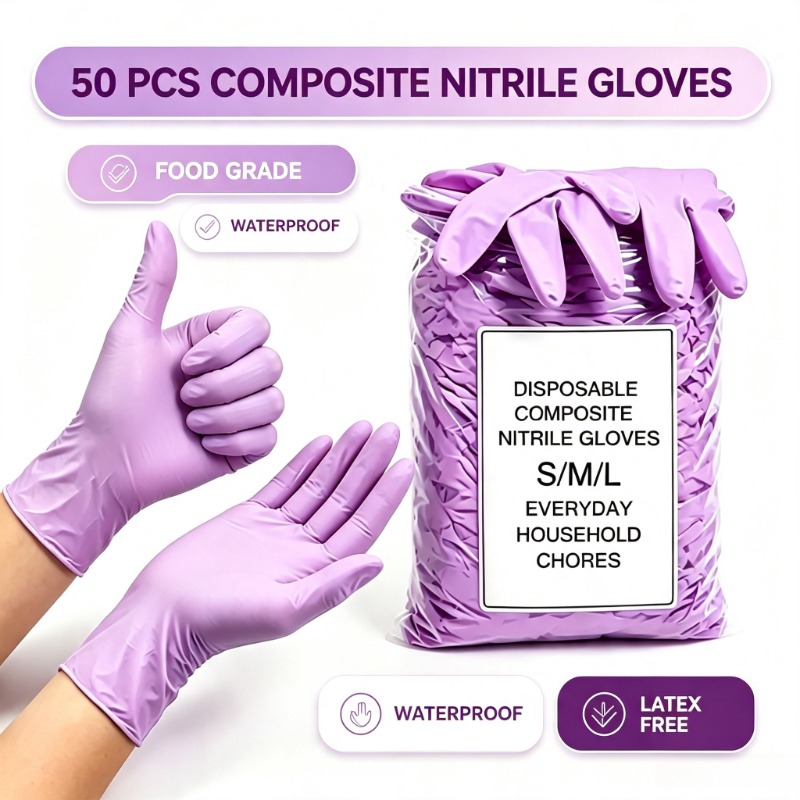 50PCS Nitrile Exam Gloves Disp - Exam Glove Nitrile review and price